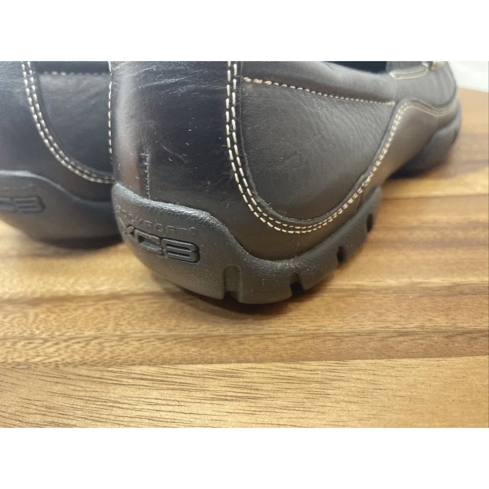 Rockport XCS‎ Mens Shoes 9.5 M Casual Slip on Lightweight Loafer Leather Black